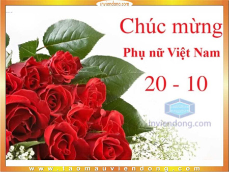 In Thiếp 20-10 lấy ngay tại Hà Nội | In tem vỡ đẹp | Xuong in an lay nhanh tai Ha Noi va HCM