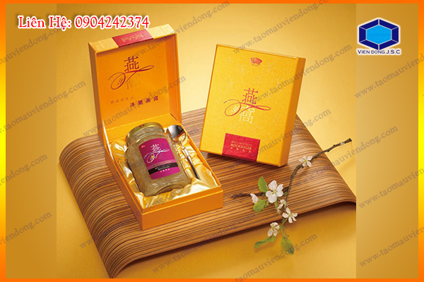 Làm vỏ hộp yến sào cao cấp nhanh, rẻ | In vỏ hộp trà tại Hoàng Mai | Xuong in an lay nhanh tai Ha Noi va HCM