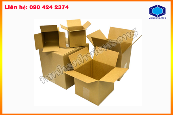 Thùng carton có sẵn nhiều kích thước | Làm vỏ hộp sản phẩm giá rẻ  | Xuong in an lay nhanh tai Ha Noi va HCM