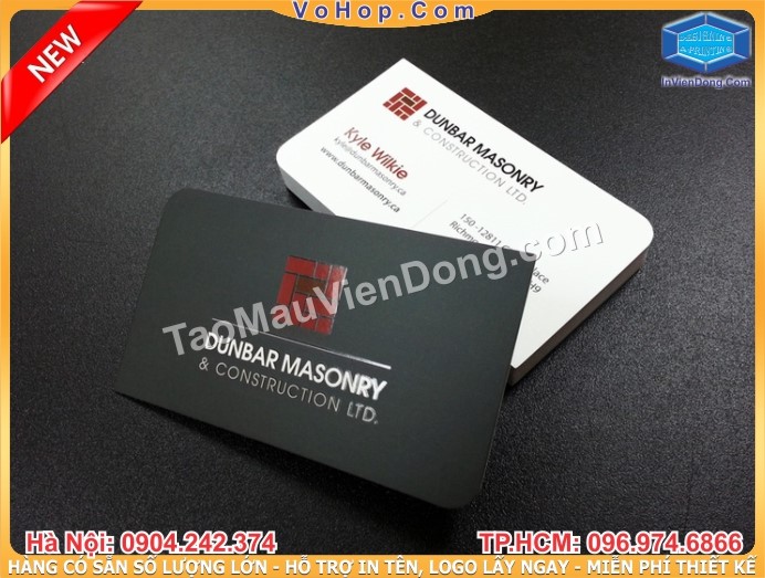 In name card - danh thiếp  đẹp | In vỏ hộp giấy carton giá rẻ tại Hoàng Mai | Xuong in an lay nhanh tai Ha Noi va HCM